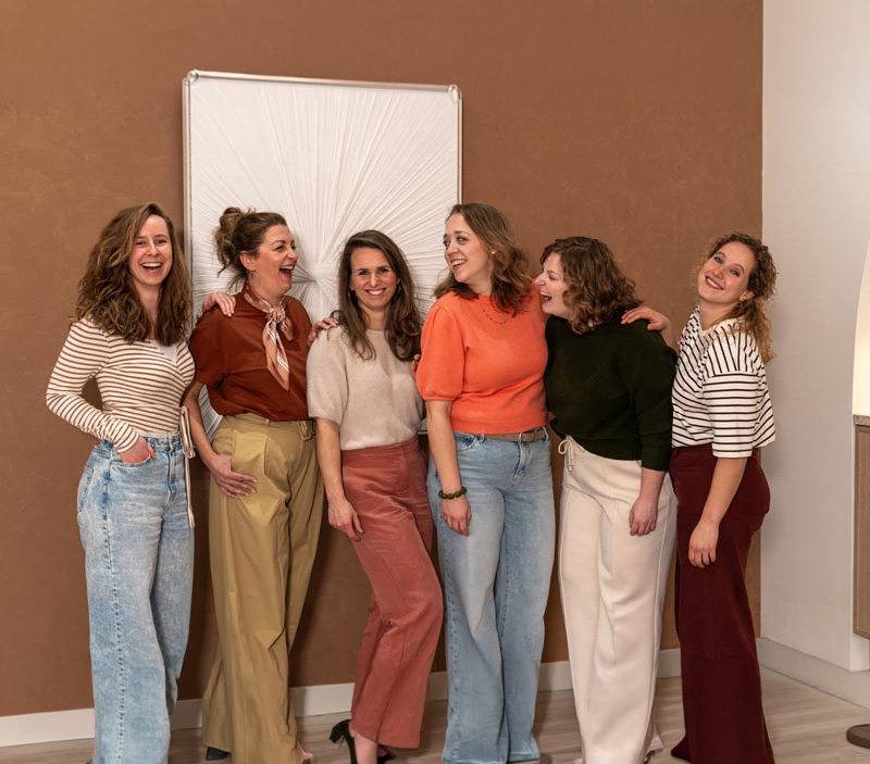 Teamfoto Verloskundigenpraktijk Luna